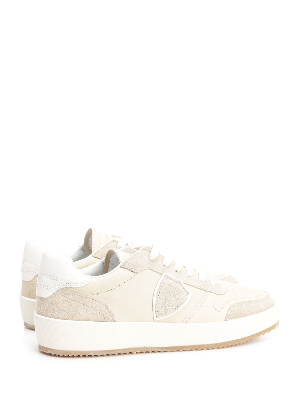 Shop Philippe Model Nice Sneaker In Beige