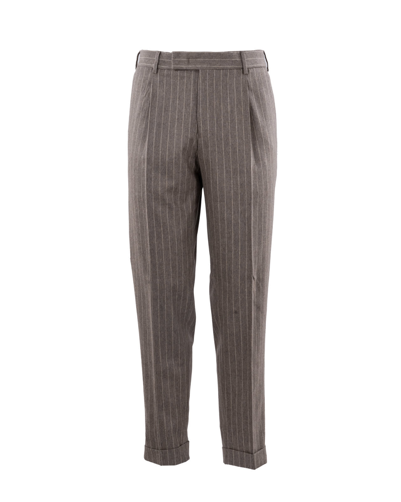 Shop Pt Torino Pt01 Trousers Rope In Grey