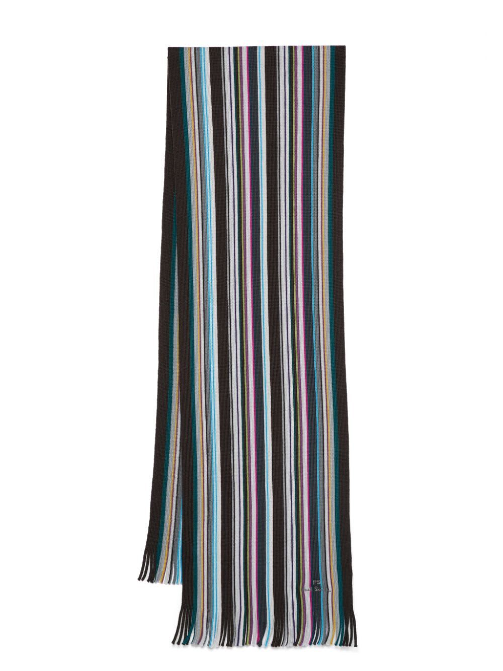 Mens Scarf Ps Multicolor Stripes