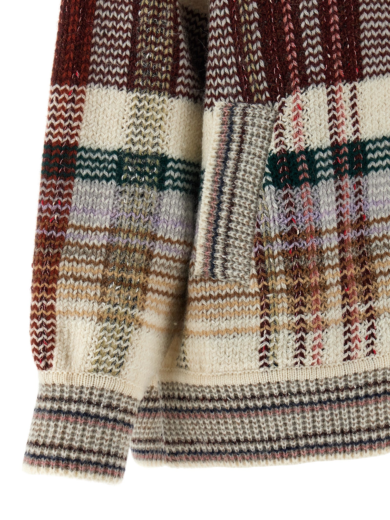 Missoni Wool Cardigan In Multi
