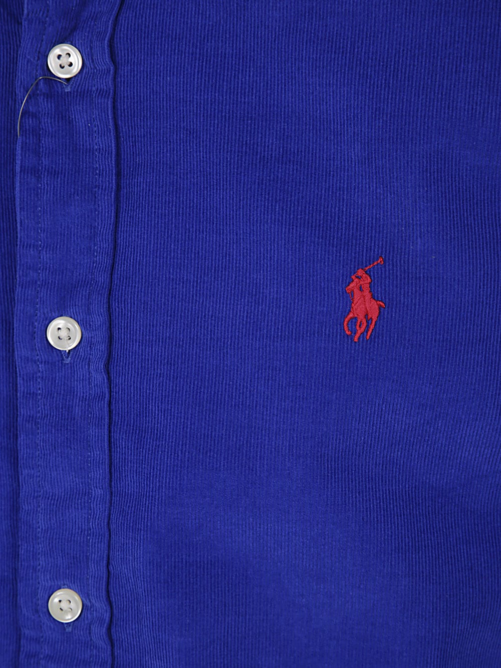 Shop Polo Ralph Lauren Corduroy Long Sleeve Sport Shirt In Classic Azure