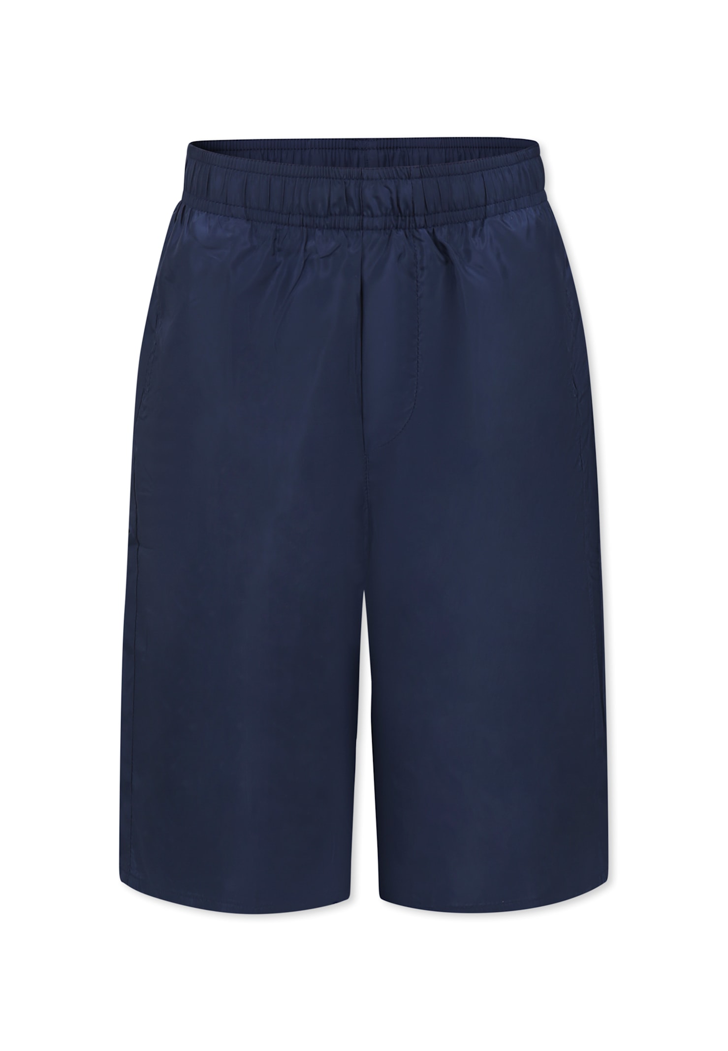 Shop Dsquared2 Blue Swim Shorts For Boy With Logo