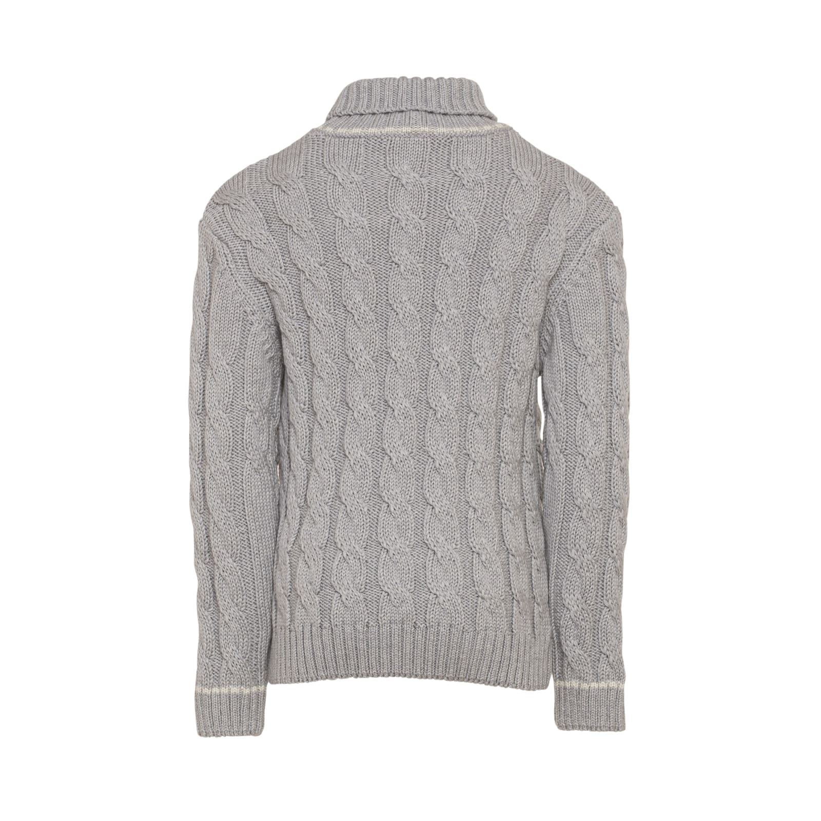 Shop Eleventy Sweater In Gray