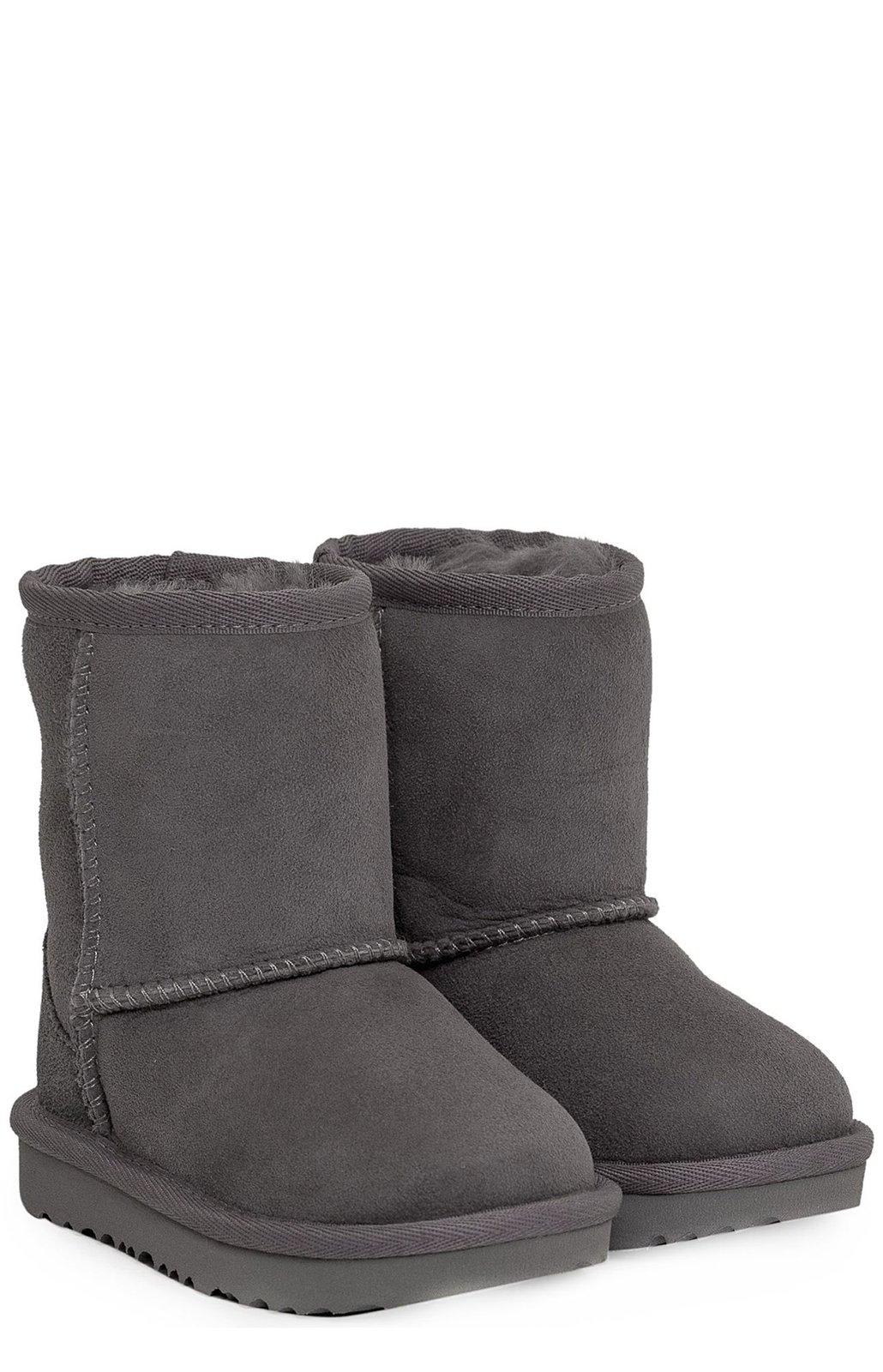 Shop Ugg Classic Ankle Boots In Grigio