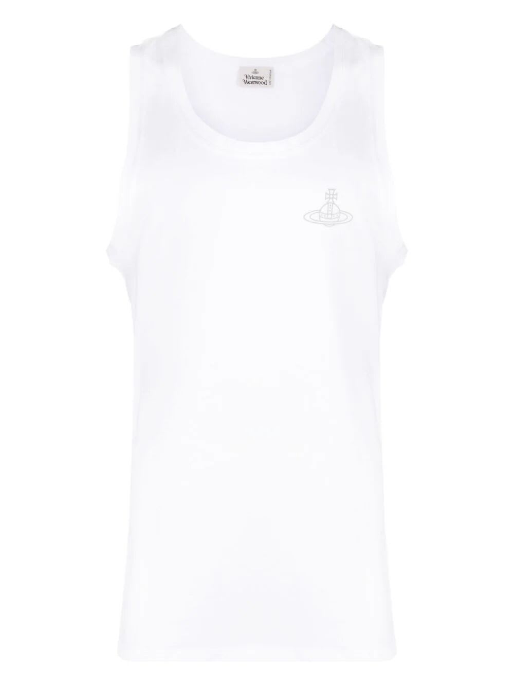 Shop Vivienne Westwood Two Pack Vest In White