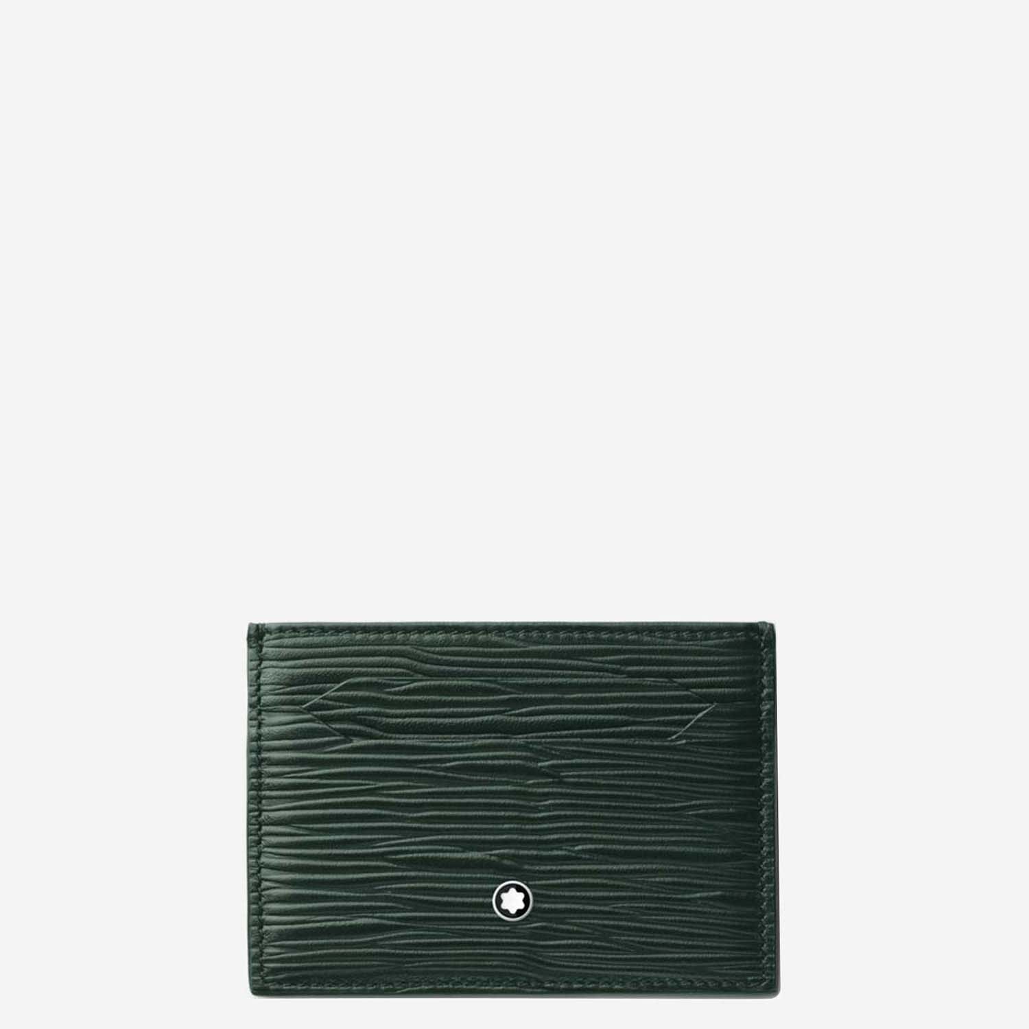 Montblanc Card Case 5 Compartments Meisterstuck In Green