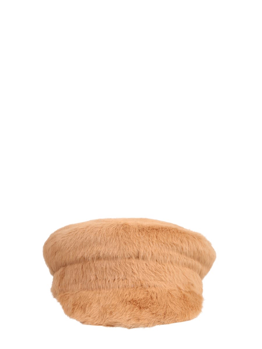 Shop Ruslan Baginskiy Baker Boy Hat In Beige