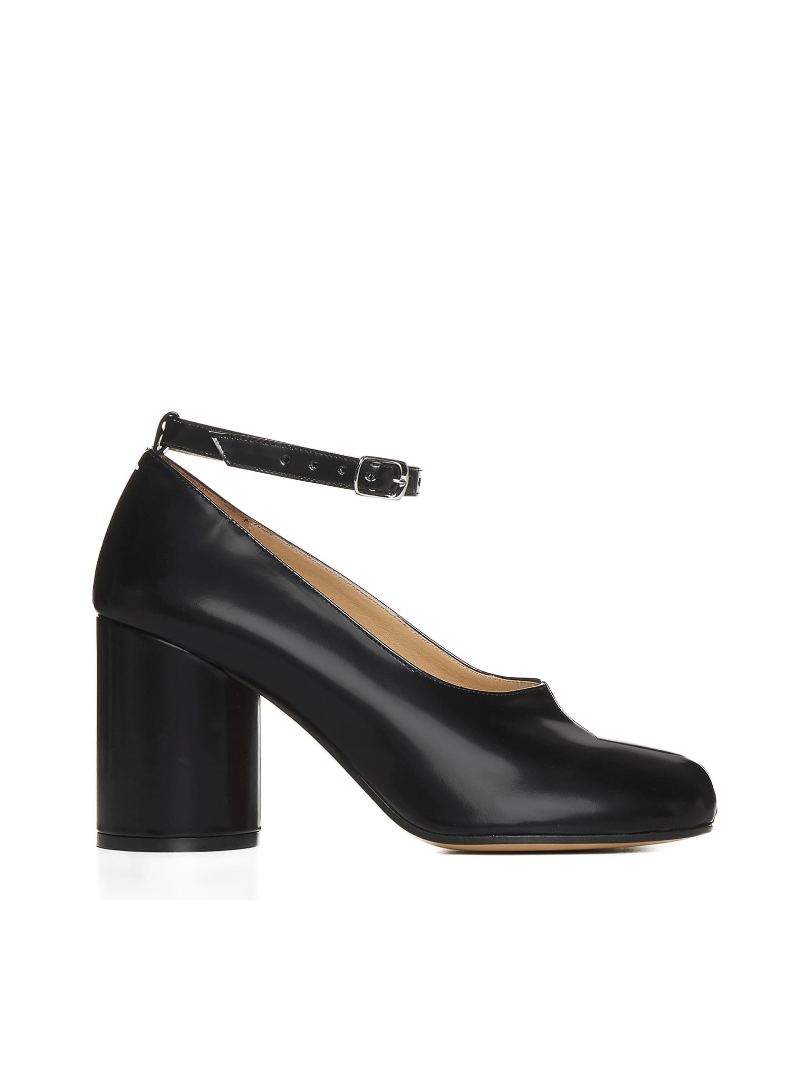 Shop Maison Margiela High-heeled Shoe In Black