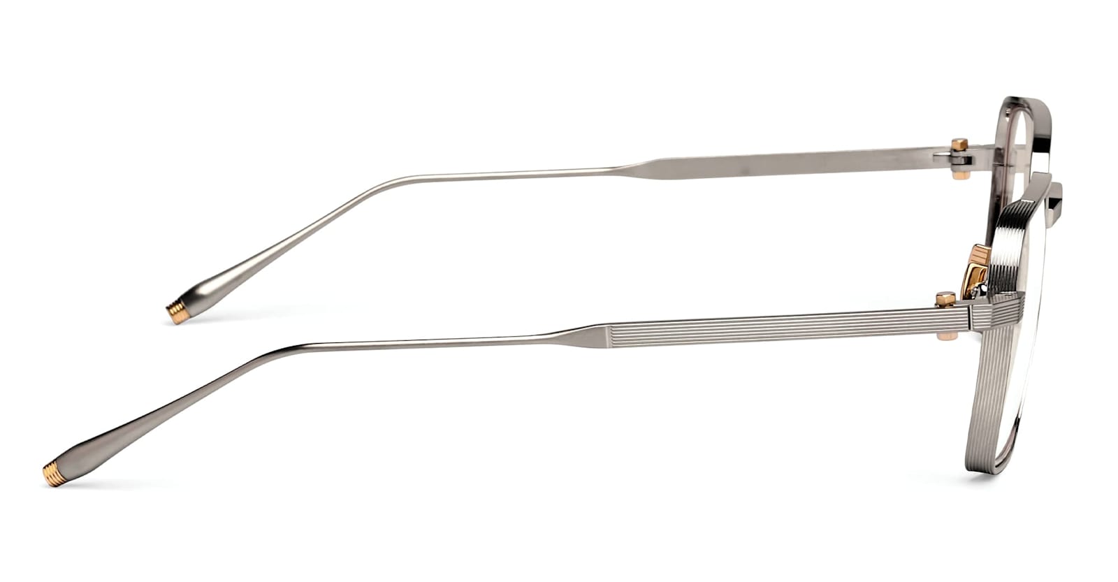 Akoni Giano - Brushed Black Palladium / 12k Gold Rx Glasses In Gold