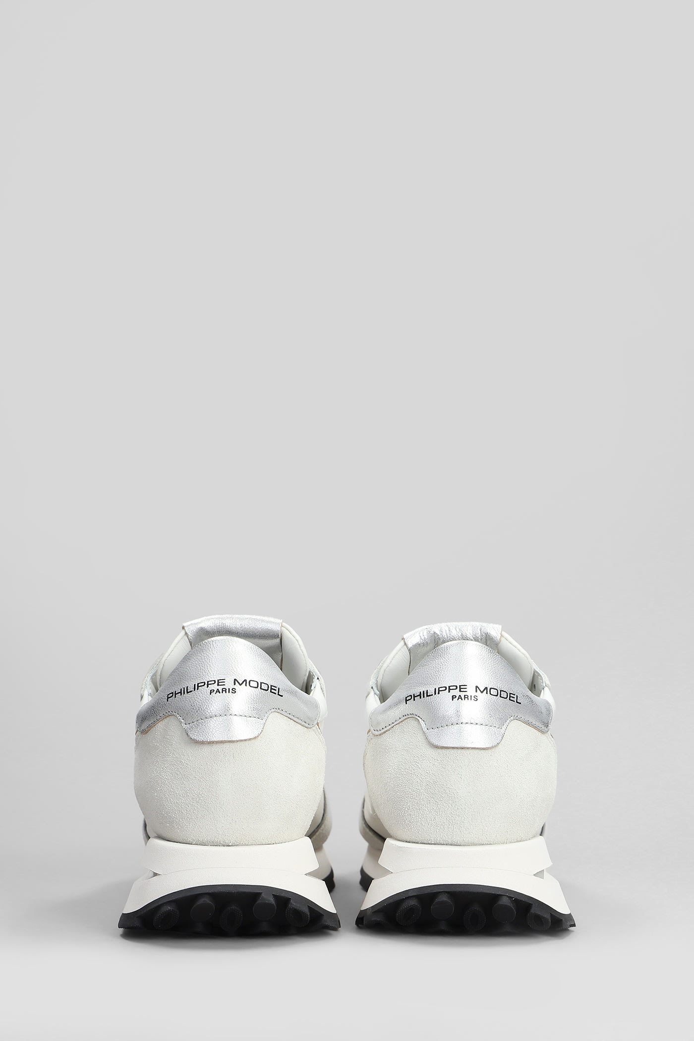 Philippe Model Low-top Sneakers  Tropez Haute Suede In White