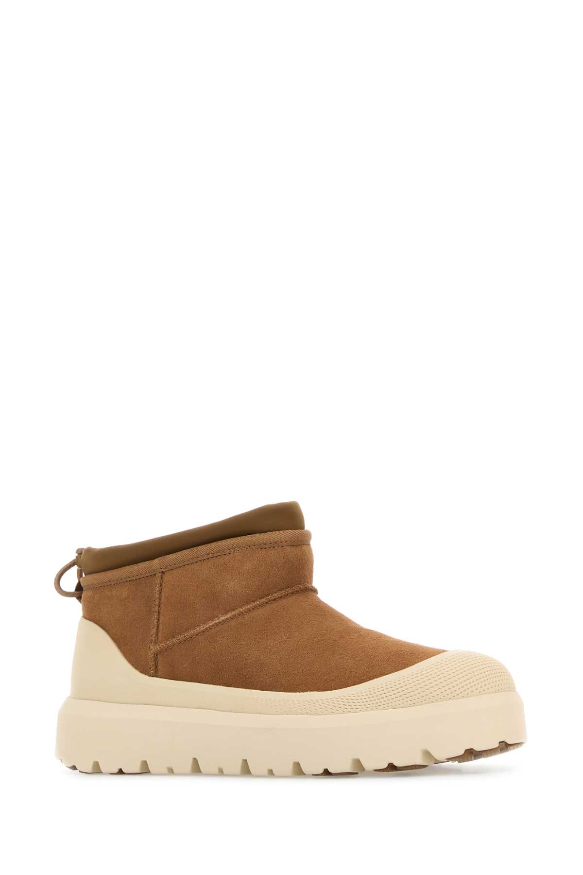 Ugg Biscuit Suede Ultra Mini Weather Hybrid Ankle Boots In Brown