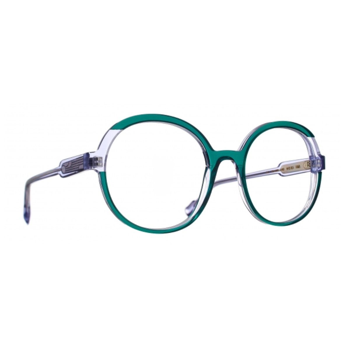 Heidi 783 Green Light Purple Glasses