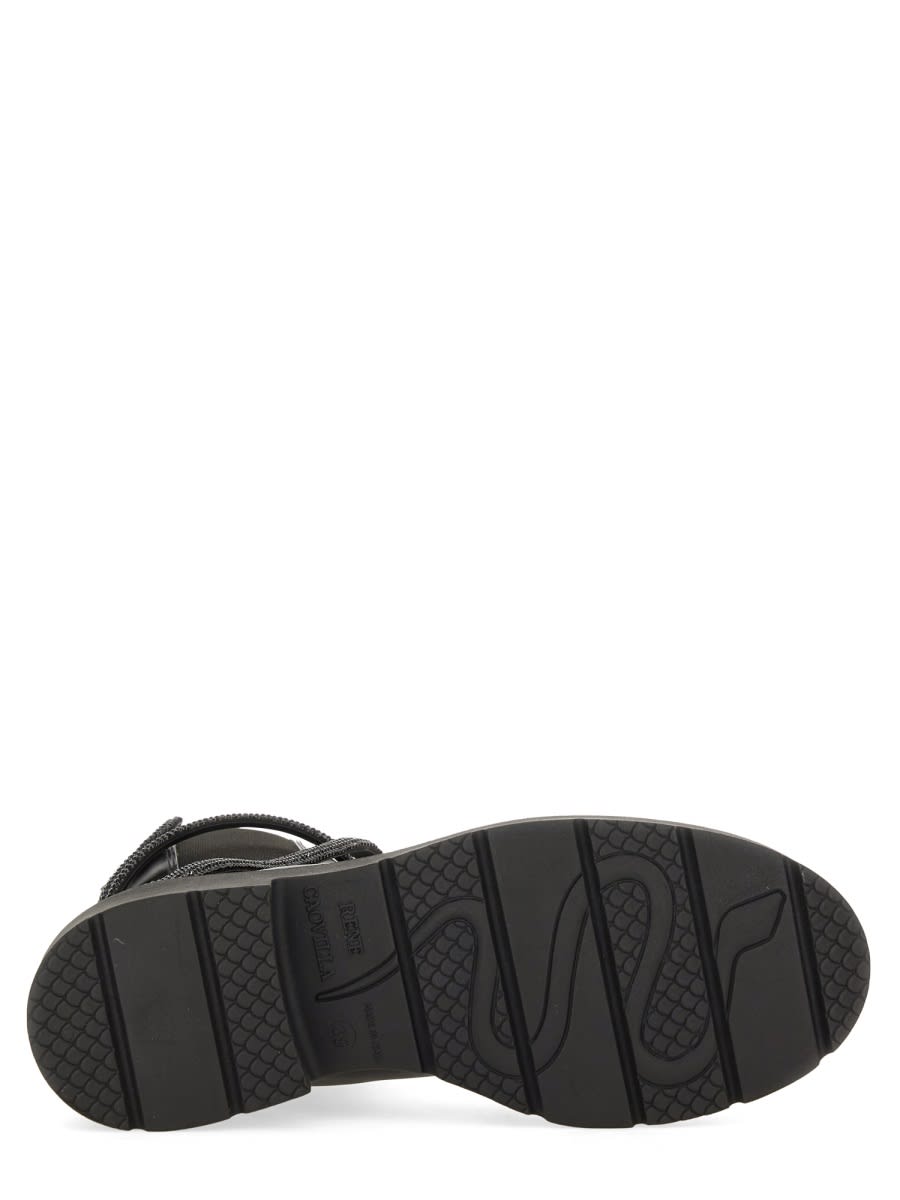 René Caovilla Rene Caovilla Biker Cleo Combat Boot In Black