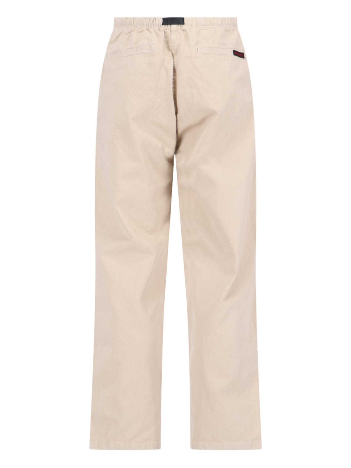 Shop Gramicci Straight Pants In Beige