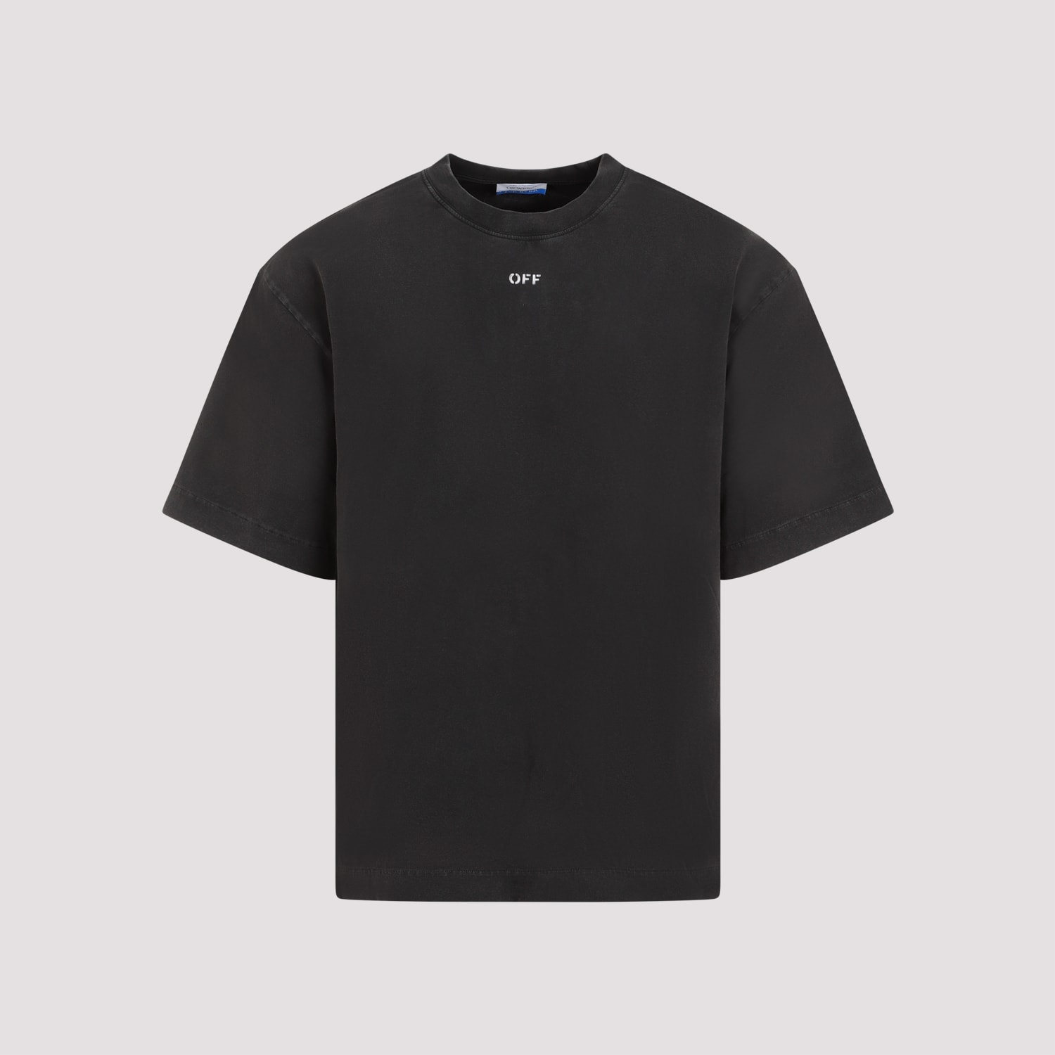 Shop Off-white Matthew Skate T-shirt In Black Grey