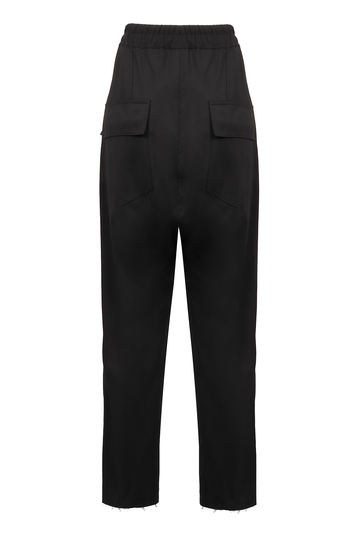 Nili Lotan Cropped Wool Trousers Elastic Waistband