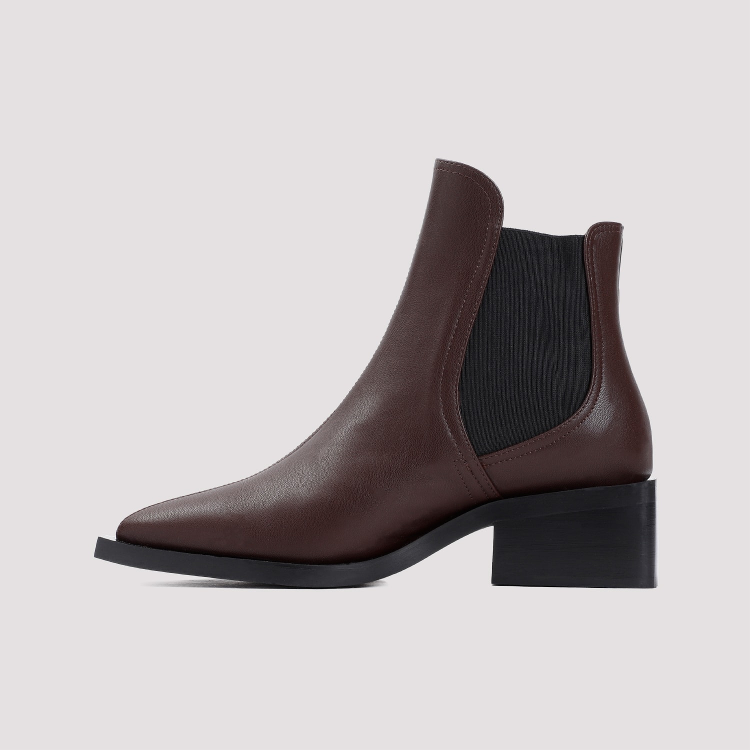 Shop Ganni Feminine Buckle Chelsea Boots