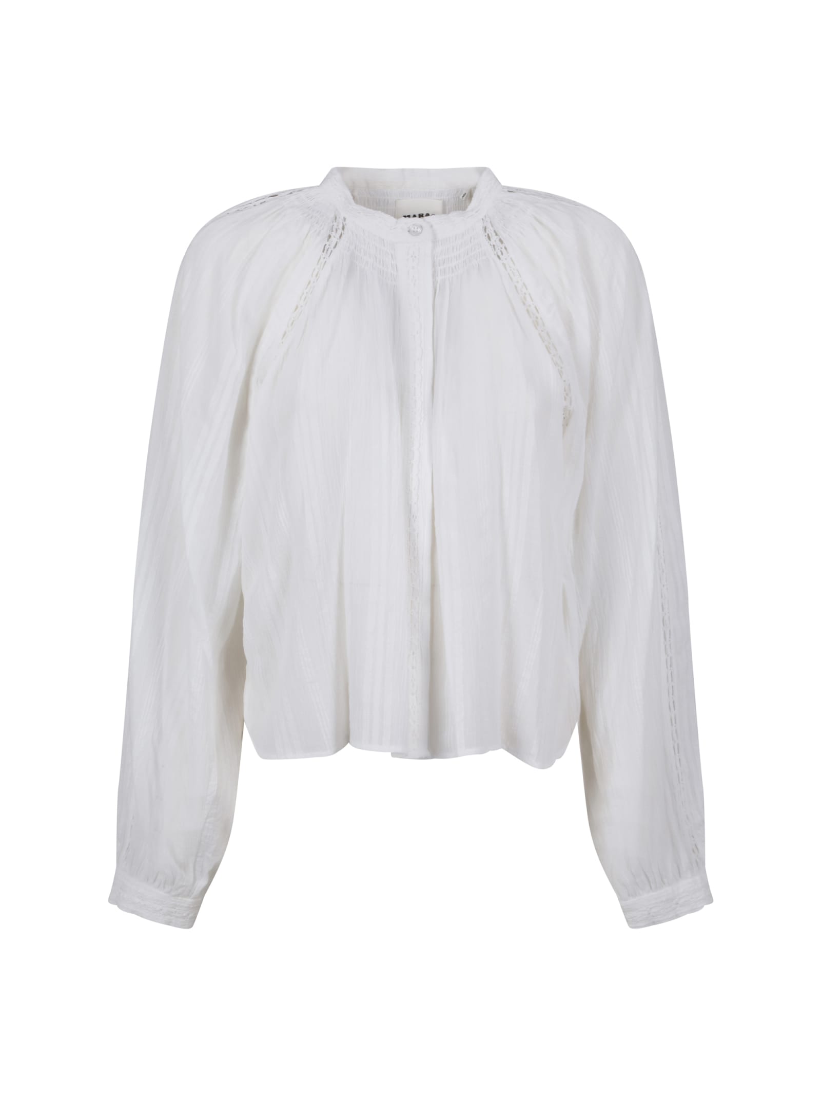 Shop Isabel Marant Étoile Imayae Blousa In White