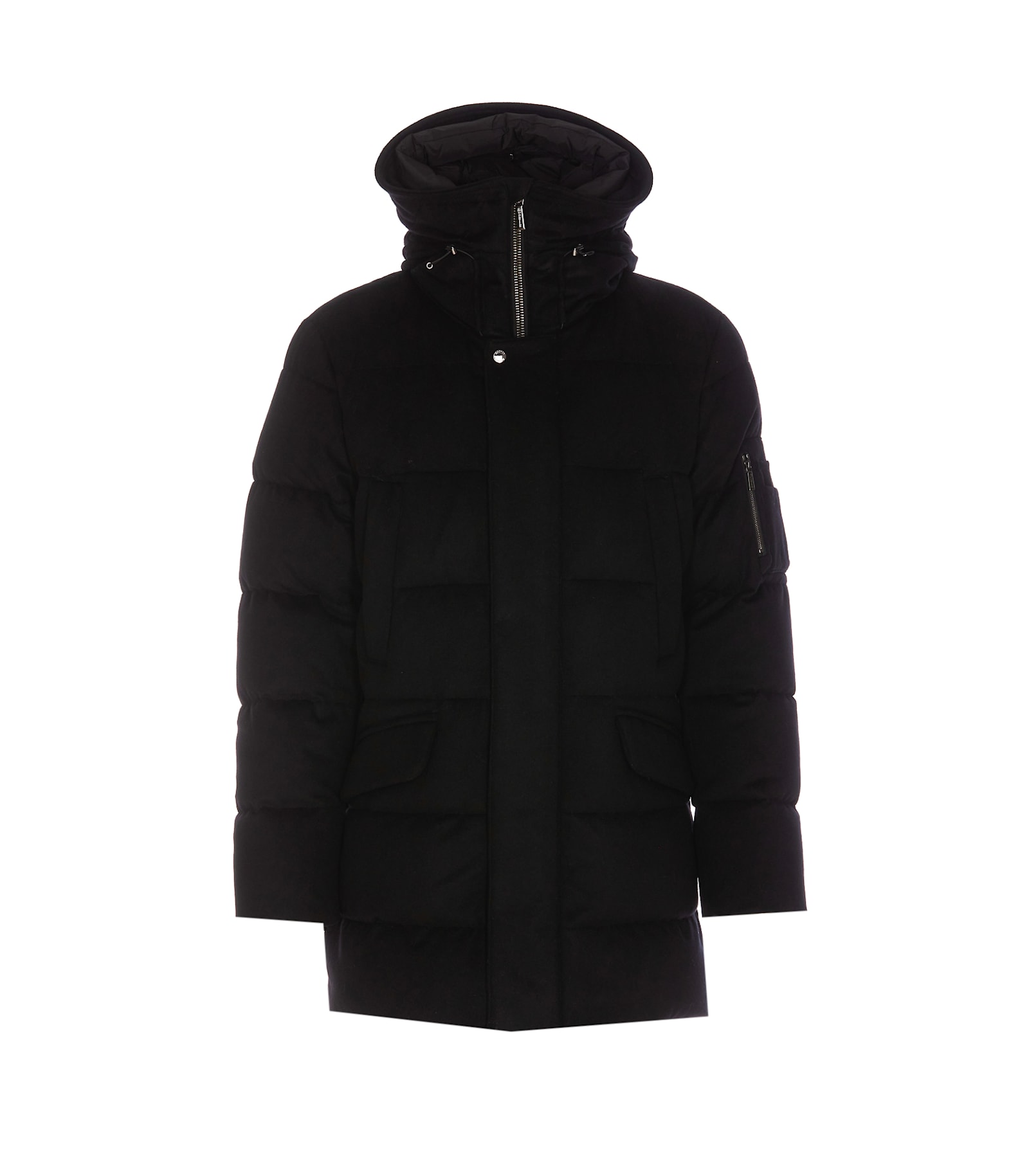 Shop Moorer Davide Heavy Jacket In Black