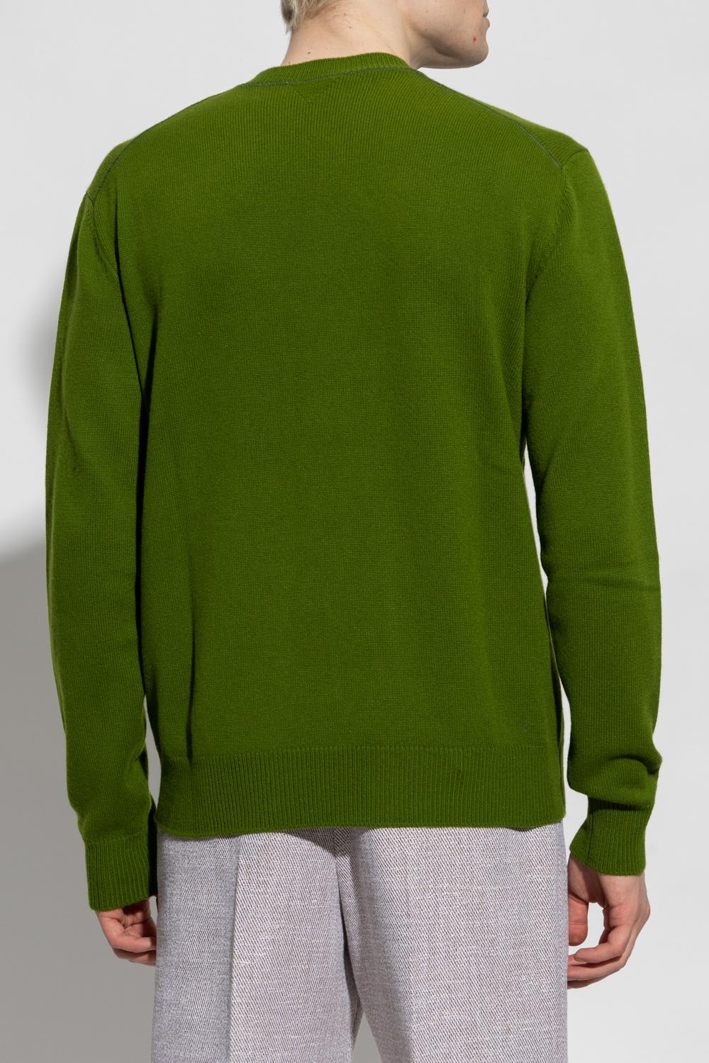 Bottega Veneta Green Cashmere Sweater | ModeSens