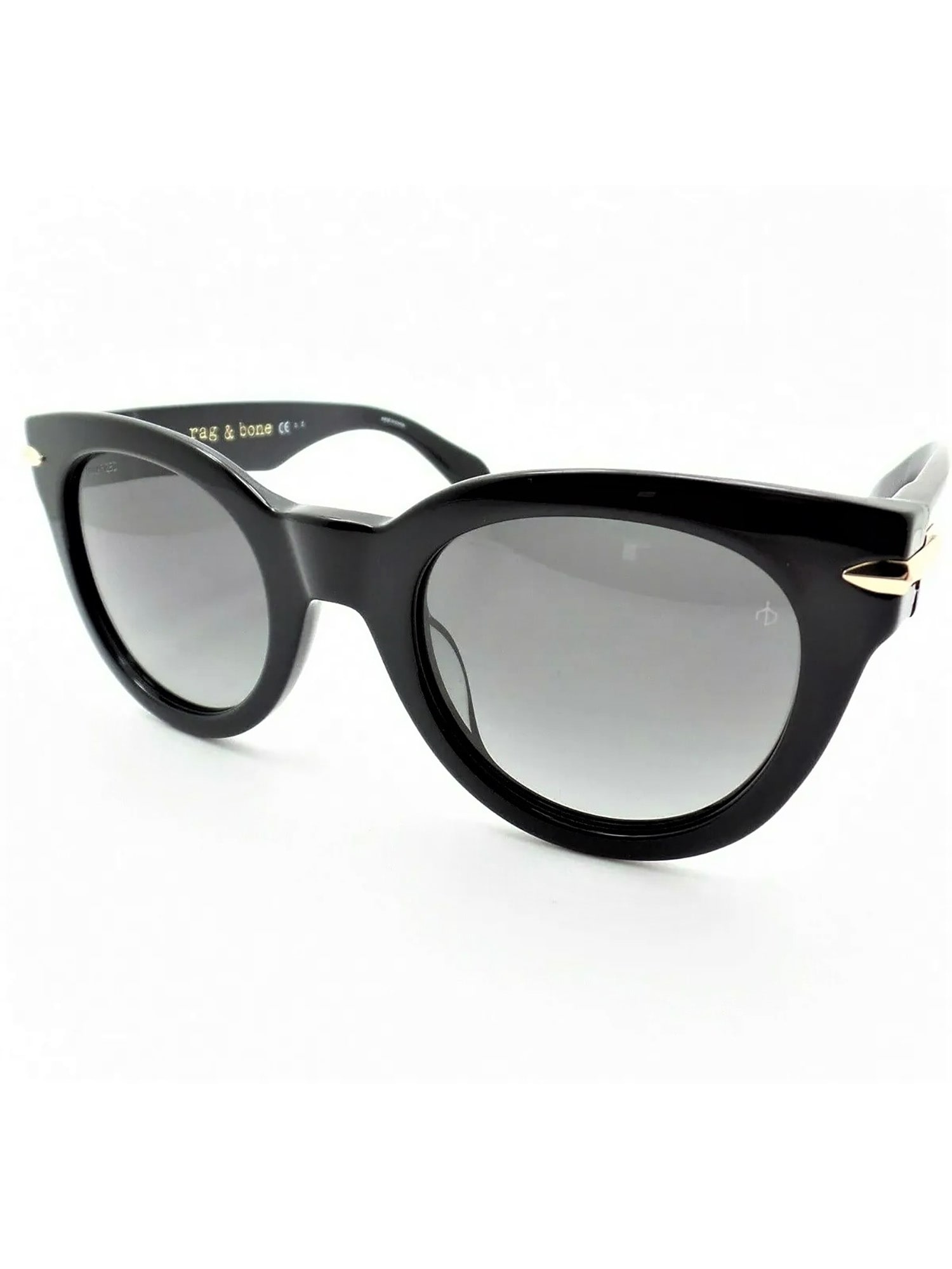 Rag & Bone Rnb1015/s Sunglasses In /wj Black