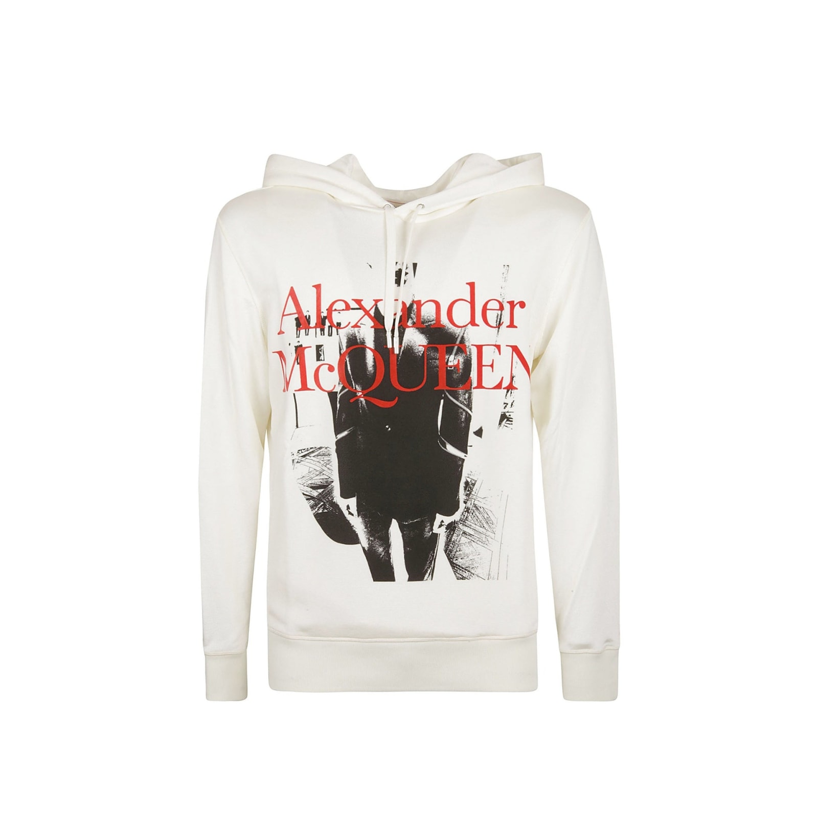 ALEXANDER MCQUEEN PRINTED HOODED SWEATSHIRT