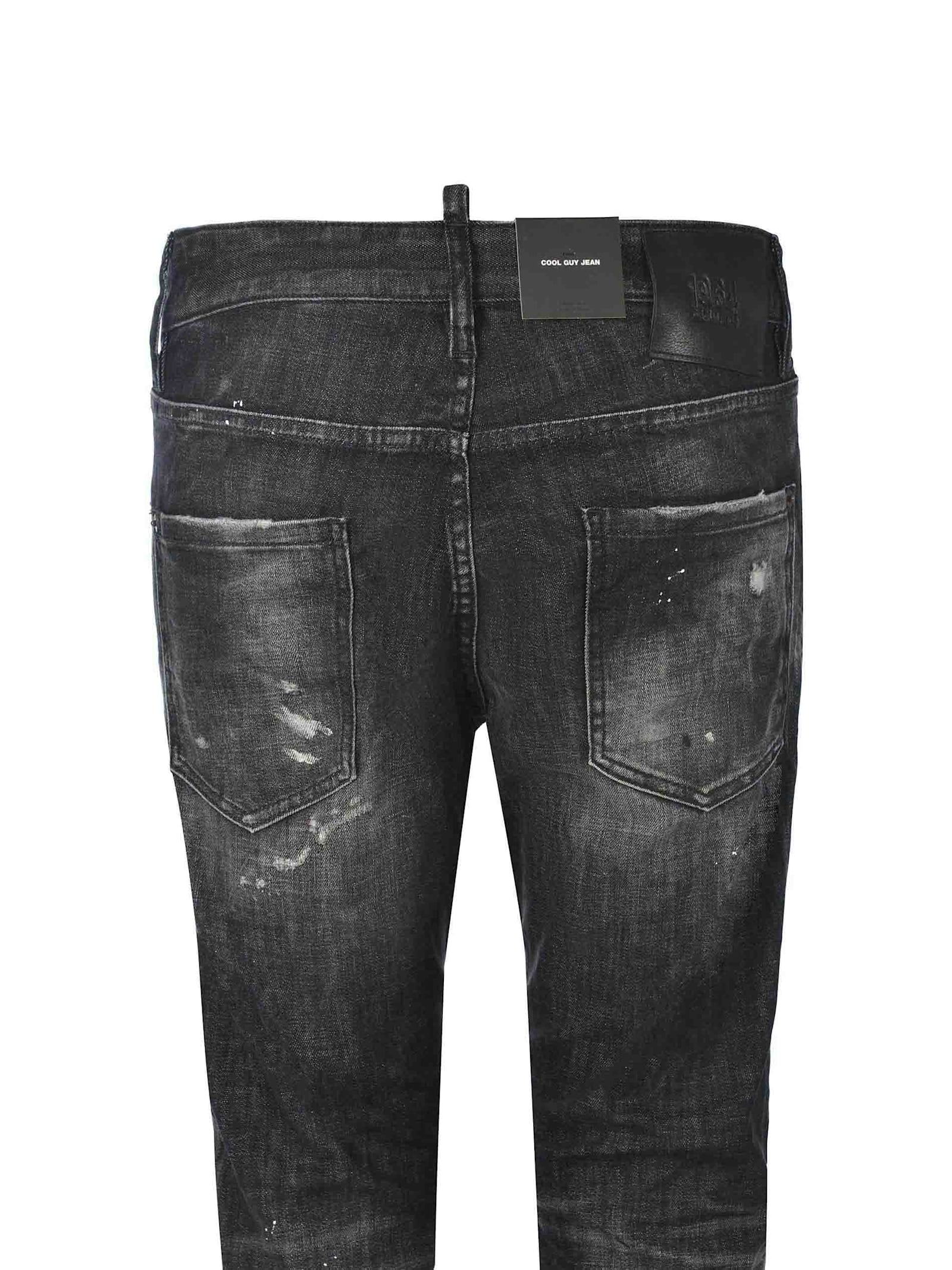 Shop Dsquared2 Jeans  Cool Guy Made Of Denim In Denim Nero