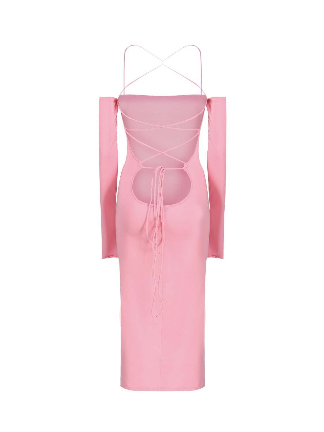 Shop The Andamane Viscose Dress In Flamingo Pink