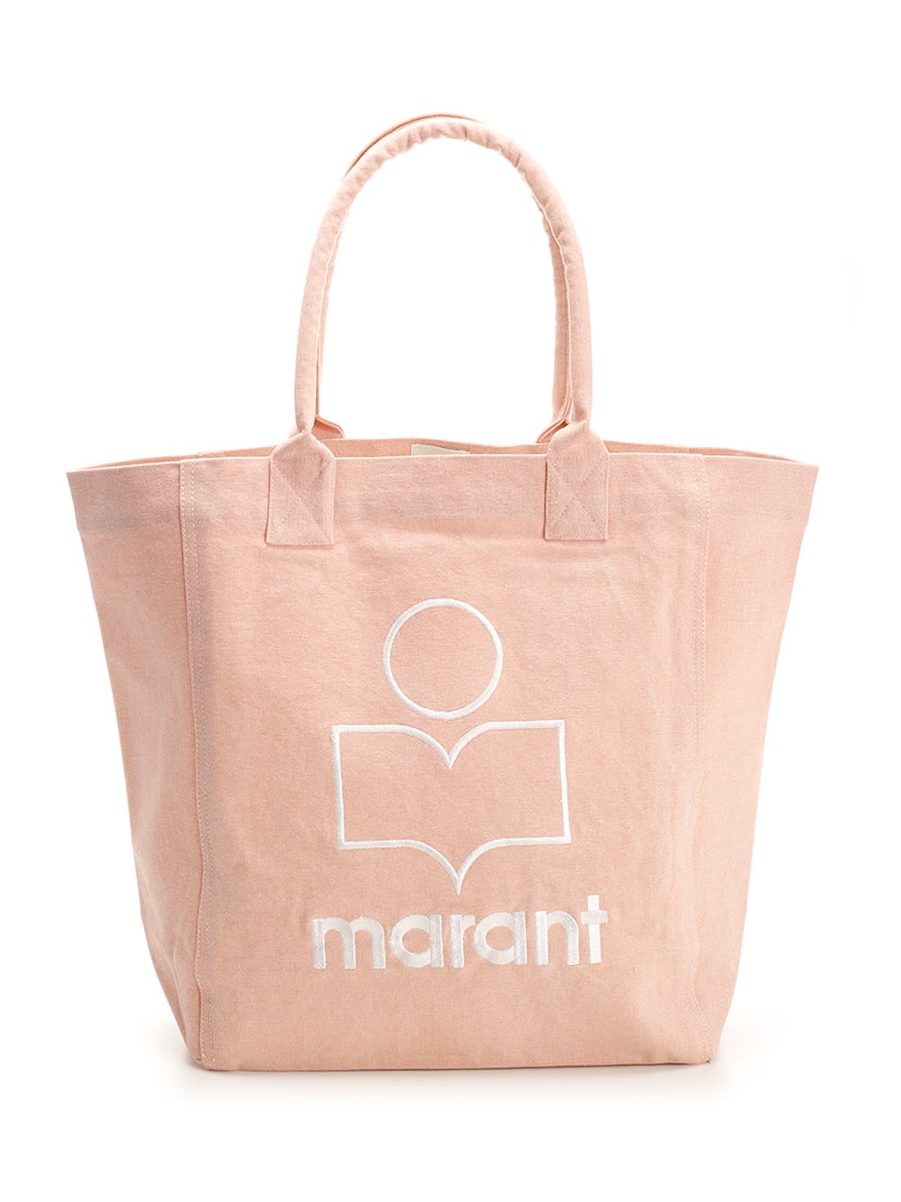 Isabel Marant Powder Pink Yenky Tote Bag In Orange