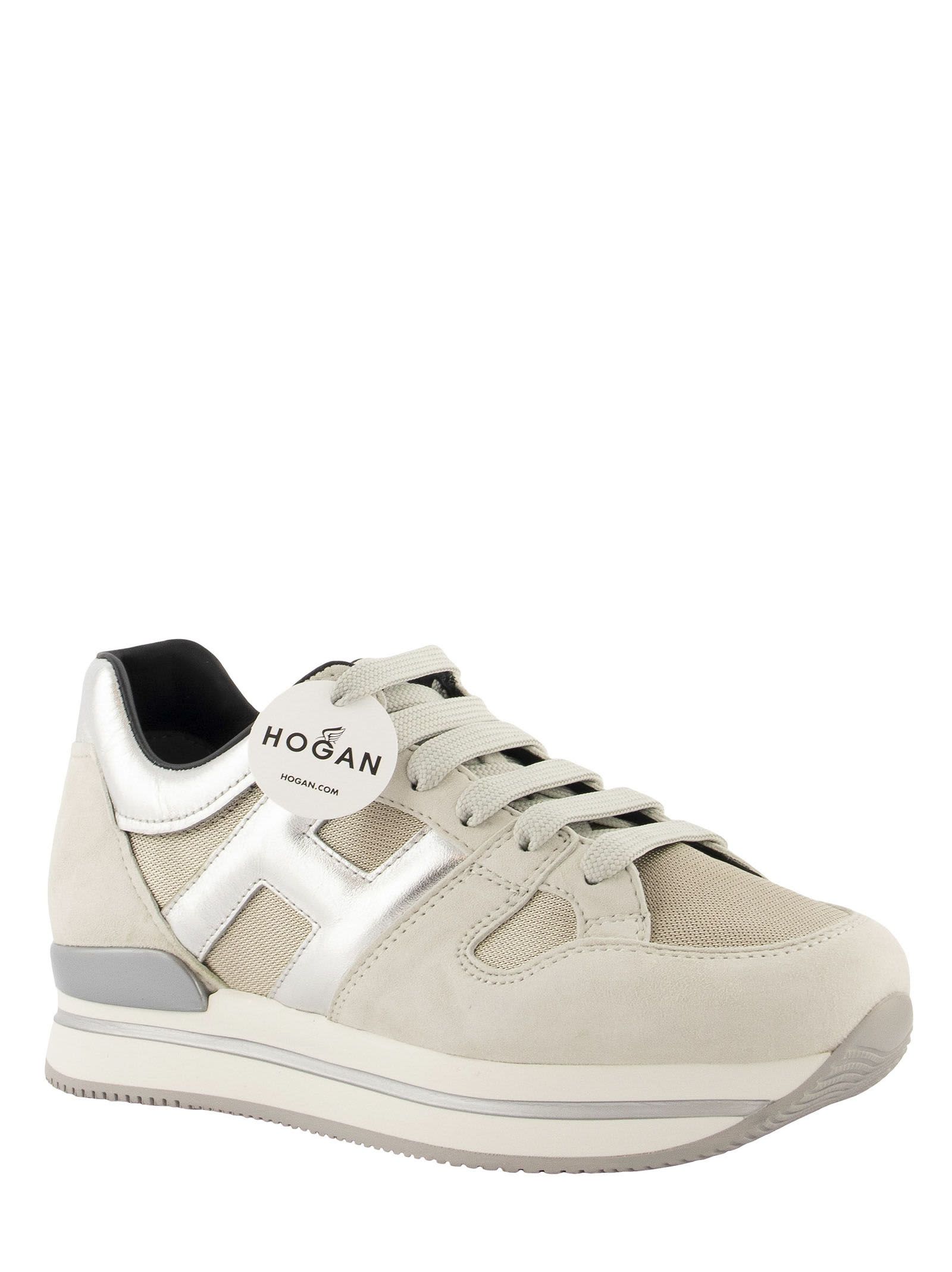 Hogan Hogan Sneakers H222 Beige Silver Beige Silver Italist