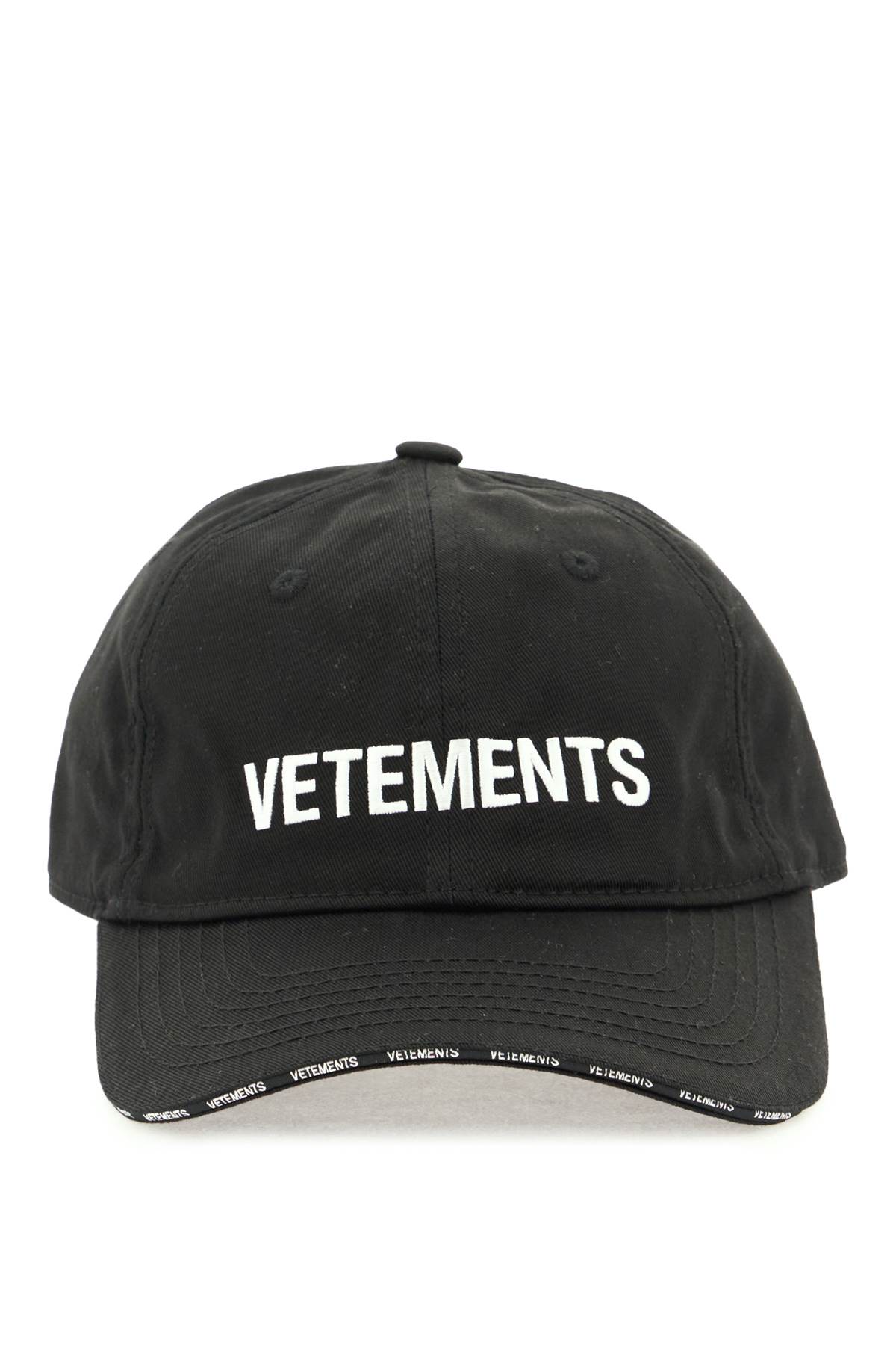 Shop Vetements Baseball Cap With Embroidered Logo