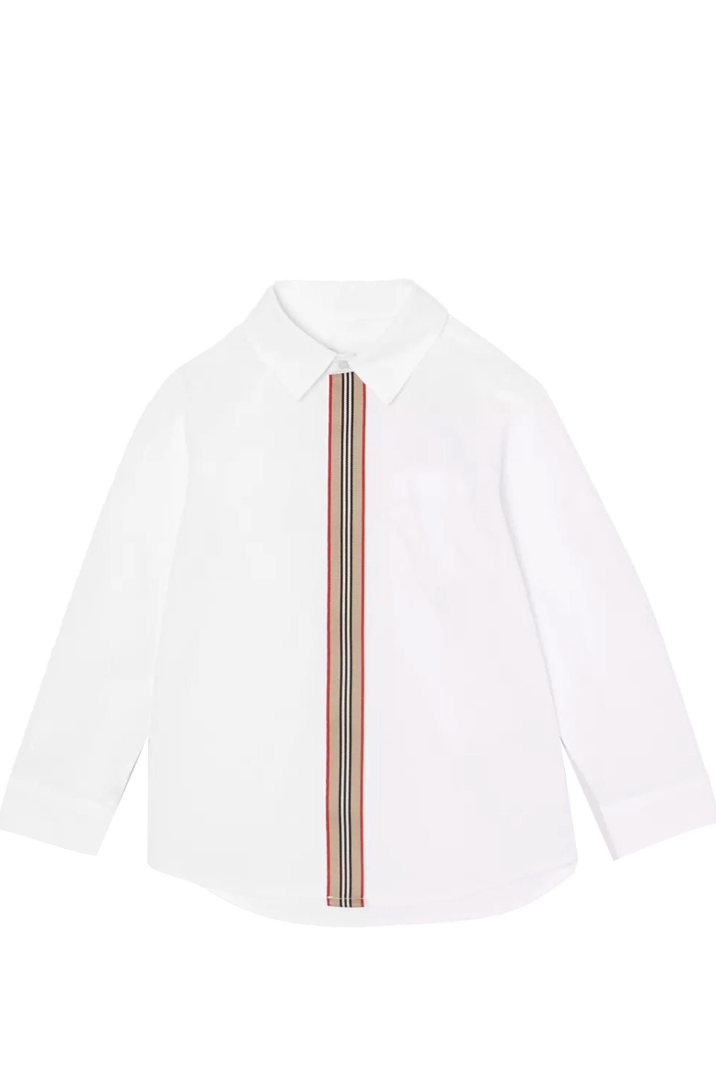 Burberry Kids' Cotton Shirt In White