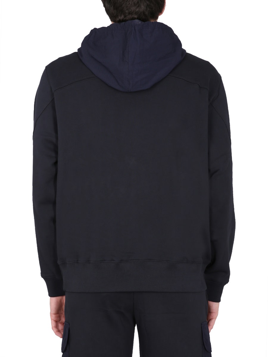 Shop Ps By Paul Smith Happy Sweatshirt In Blue