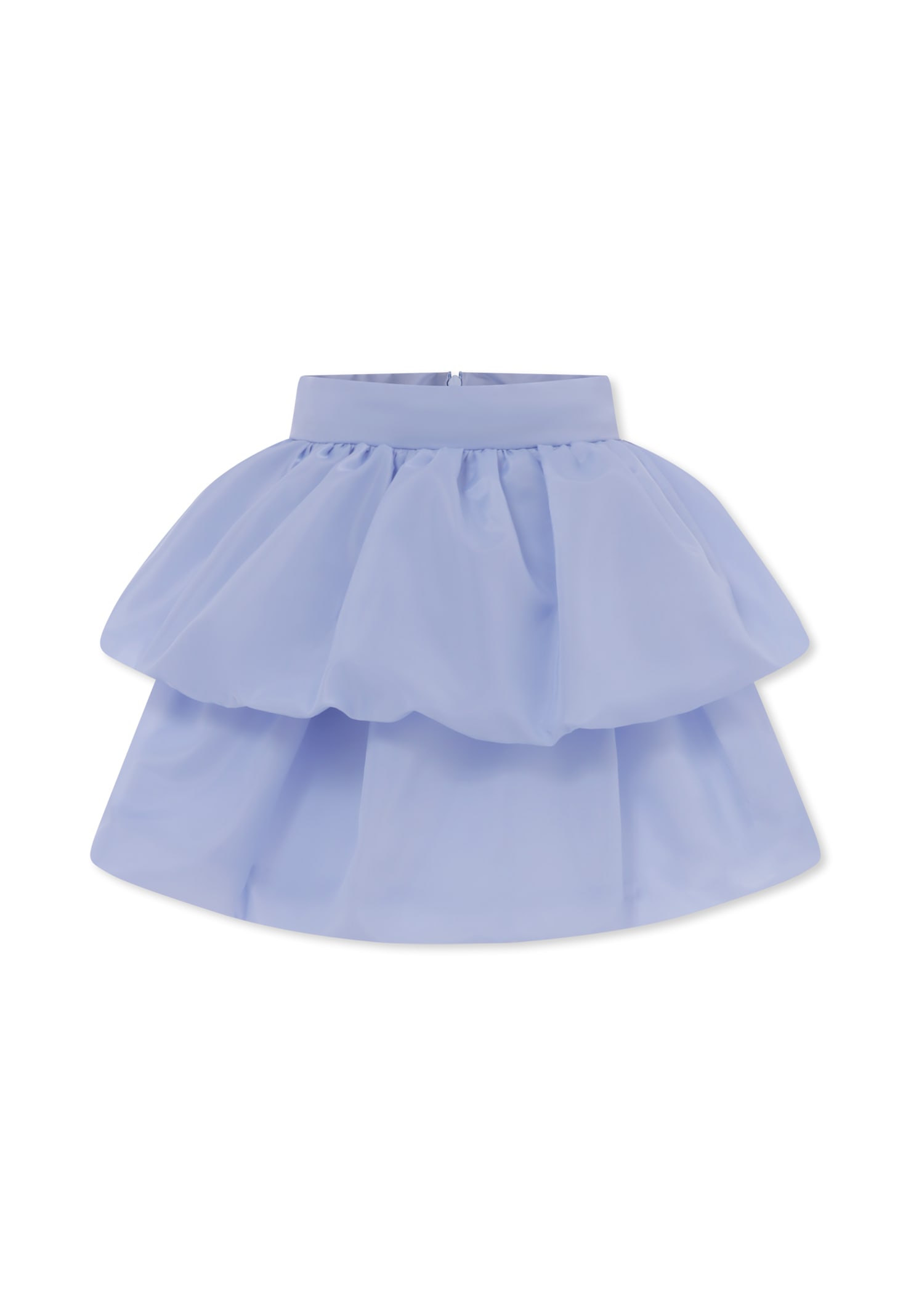 Caroline Bosmans Flared Skirt In Blue