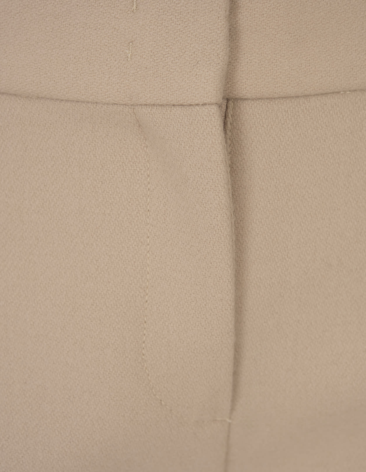 Shop Ermanno Scervino Beige Wool Classic Trousers In Brown