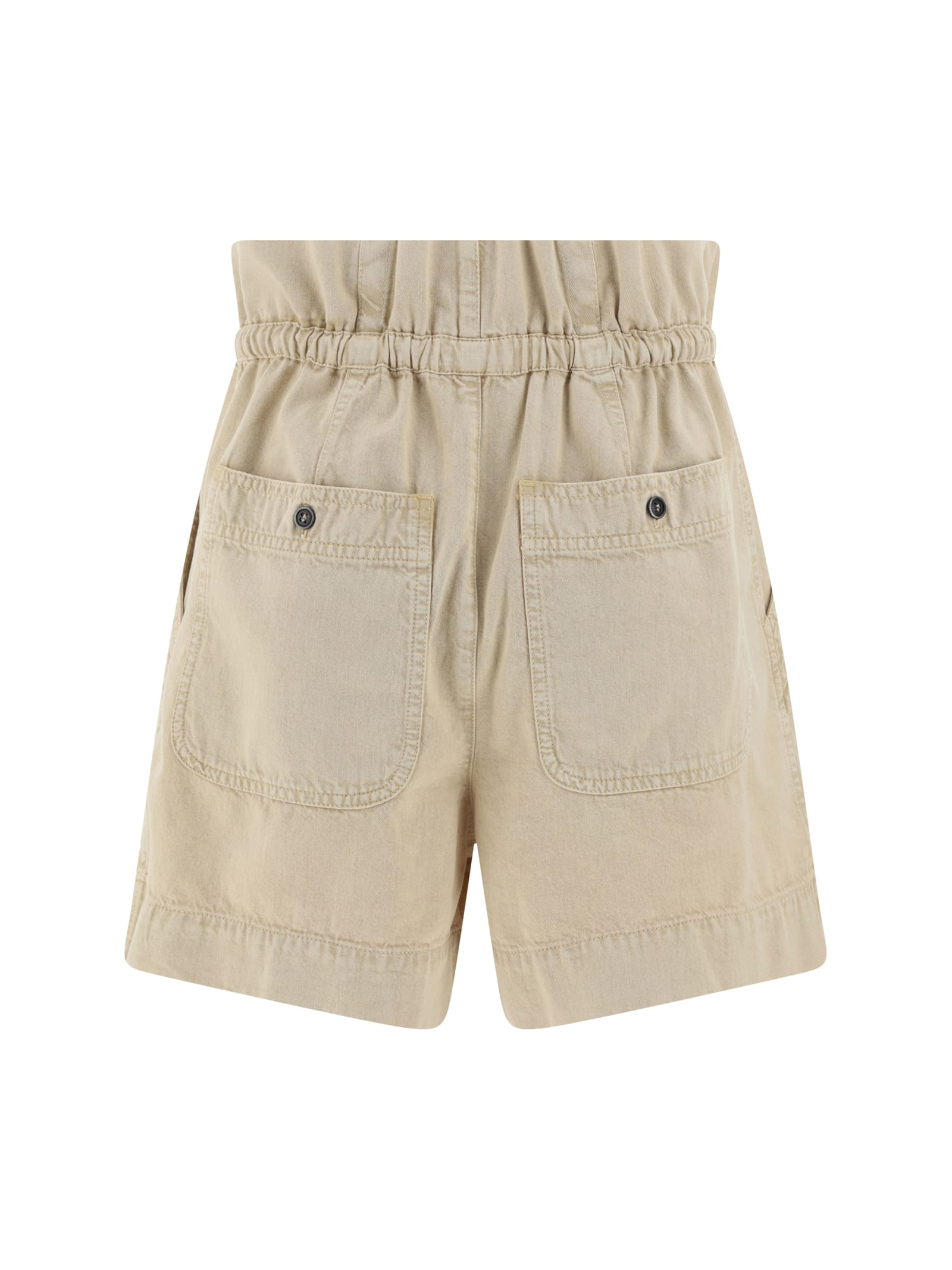 Shop Marant Etoile Ipolyte Shorts In Sand