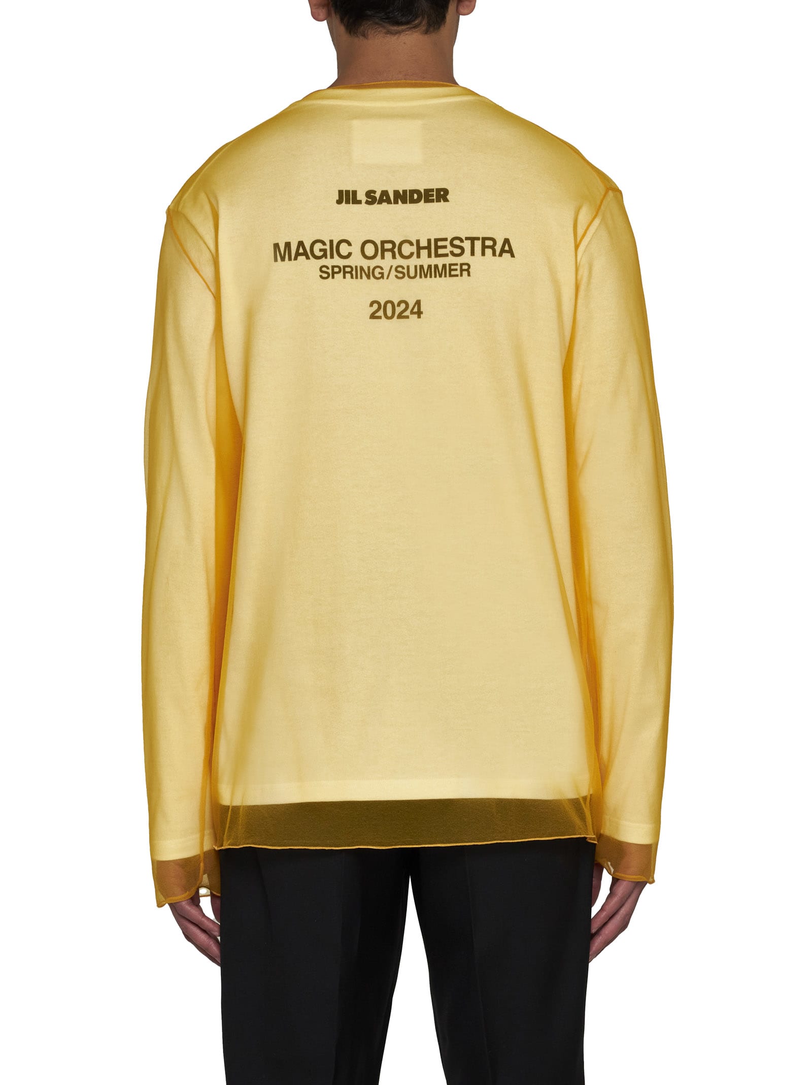 Shop Jil Sander T-shirt In Mango (832 + 104)