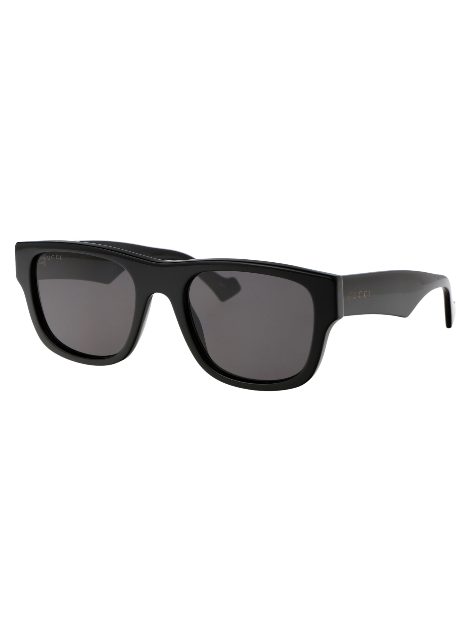 Shop Gucci Gg1427s Sunglasses In 001 Black Black Grey