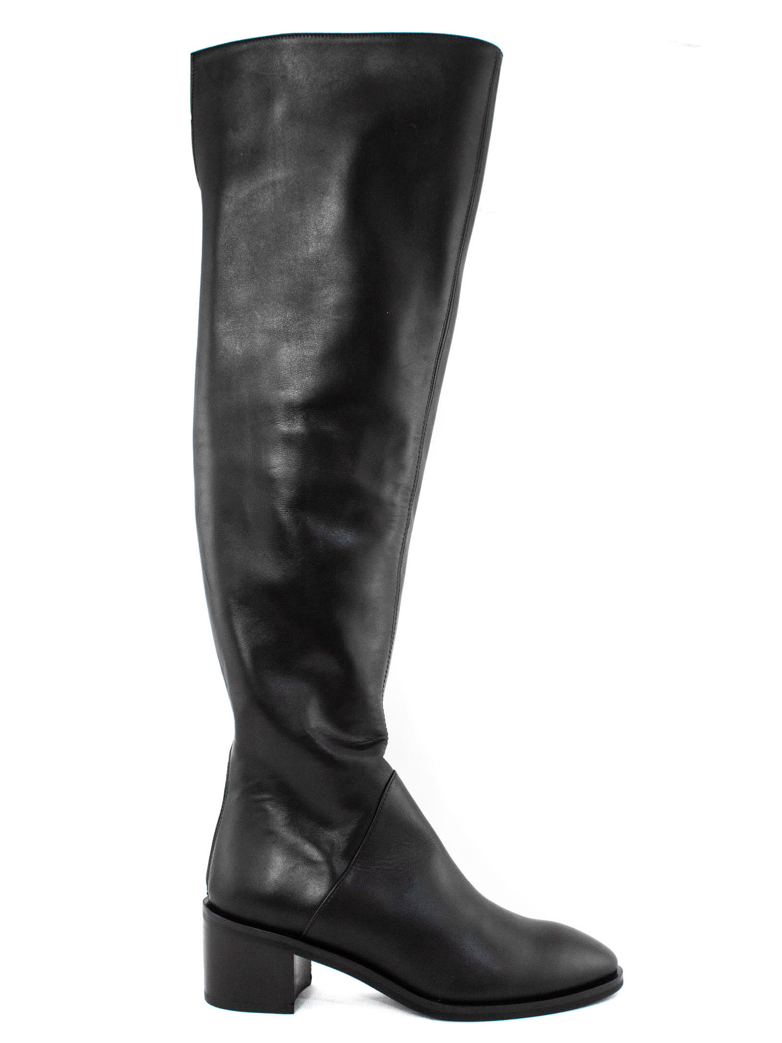 Roberto Festa Belem High Boot In Black Leather