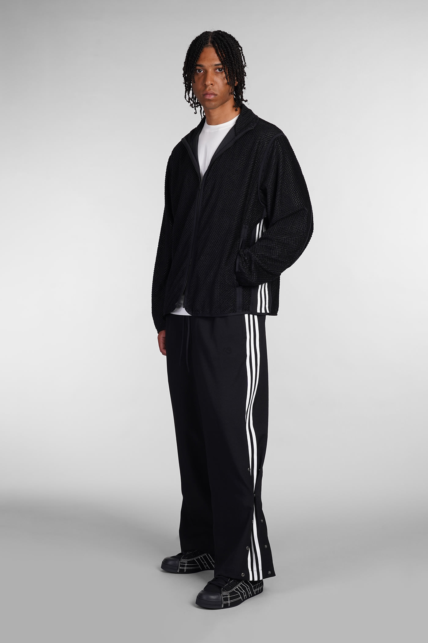 Shop Y-3 Pants In Black Polyester