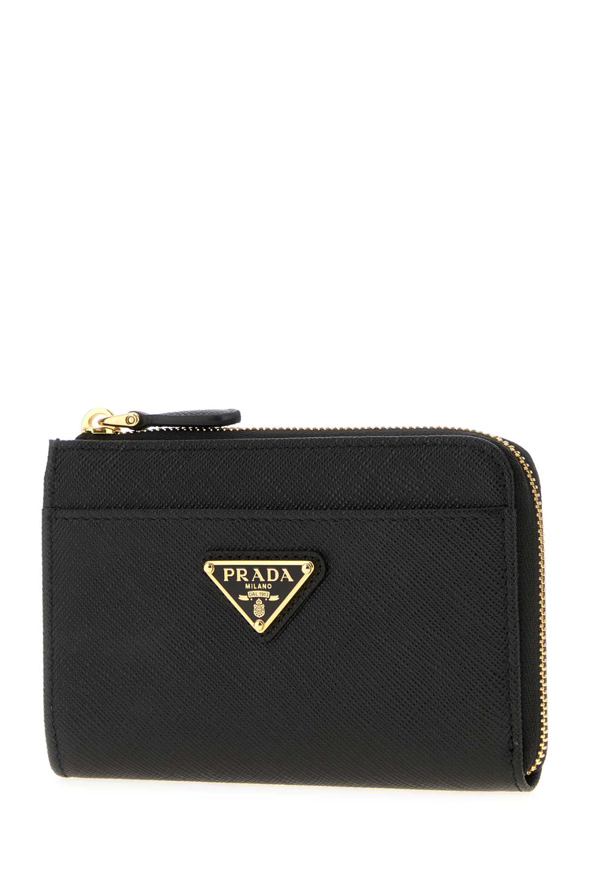 Prada Saffiano Keyring In Black