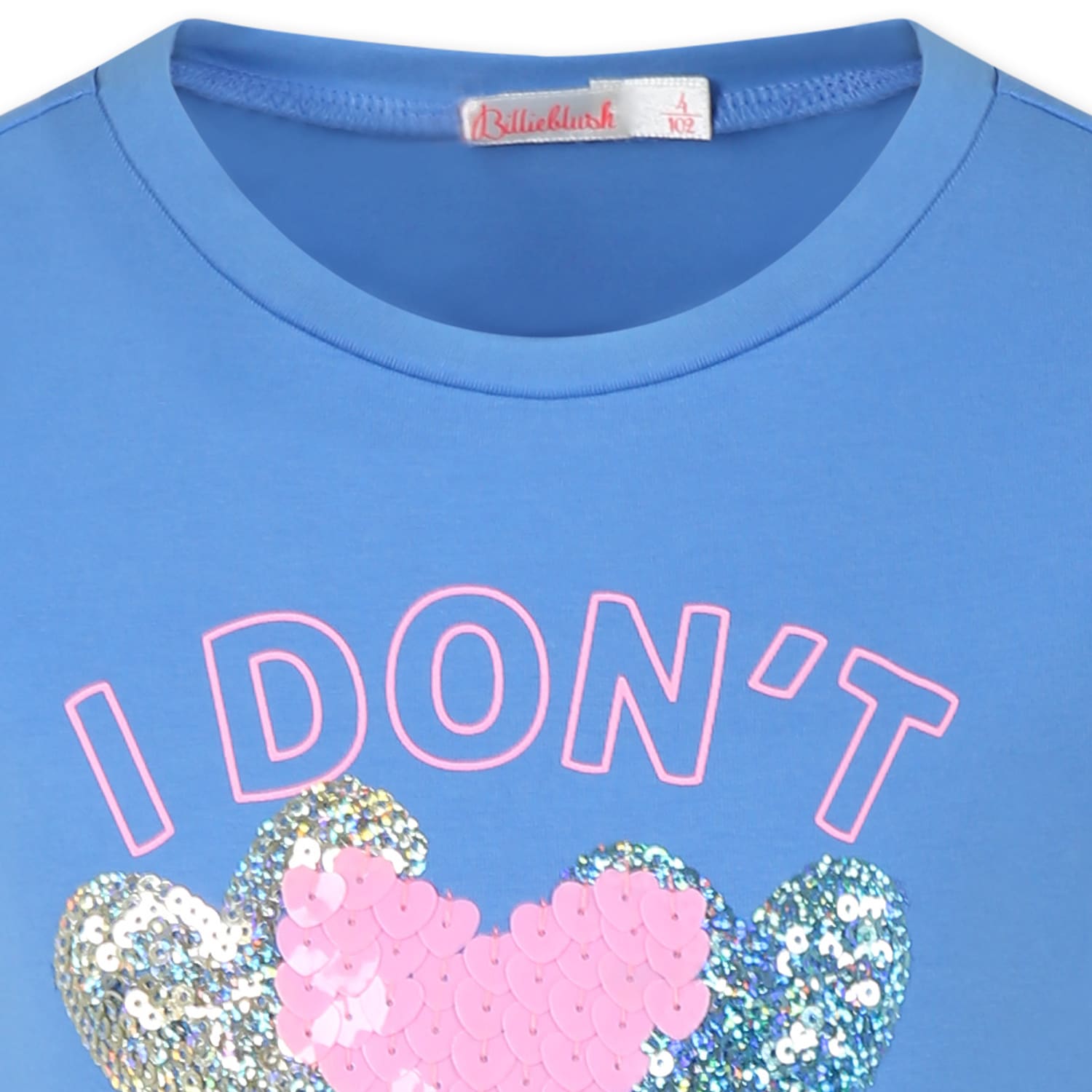 Billieblush Sequin-embellished T-shirt In Blue