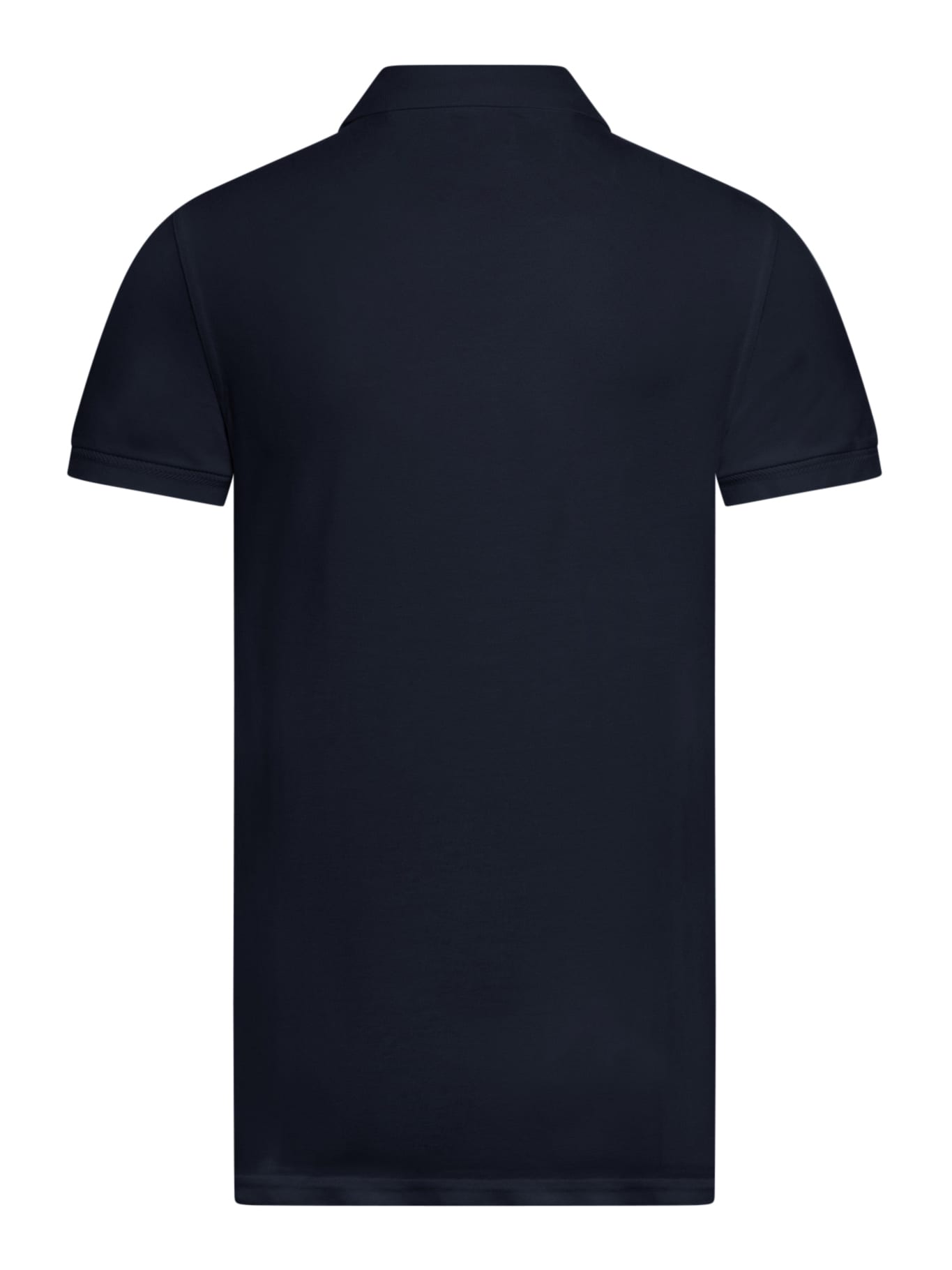 Shop Tom Ford Cut And Sewn Polo Shrt Knitted In Ink