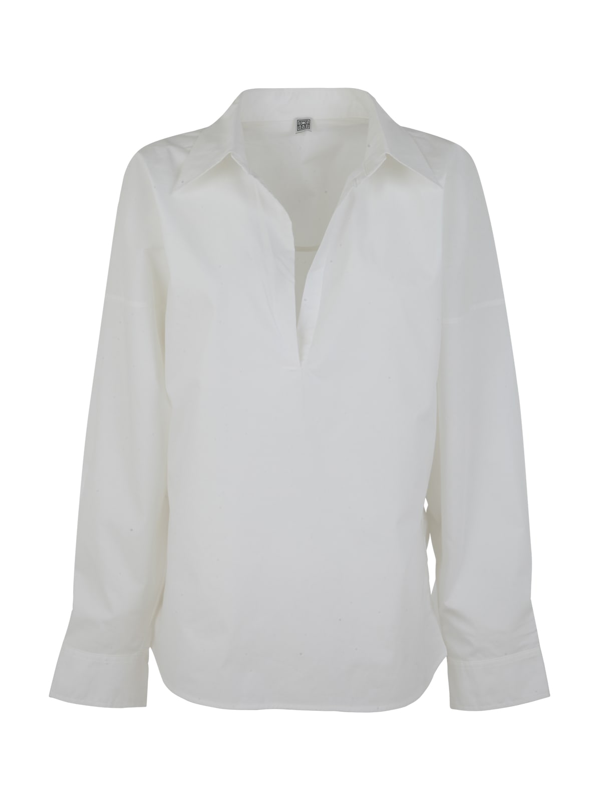 Totême Poplin Shirt In White