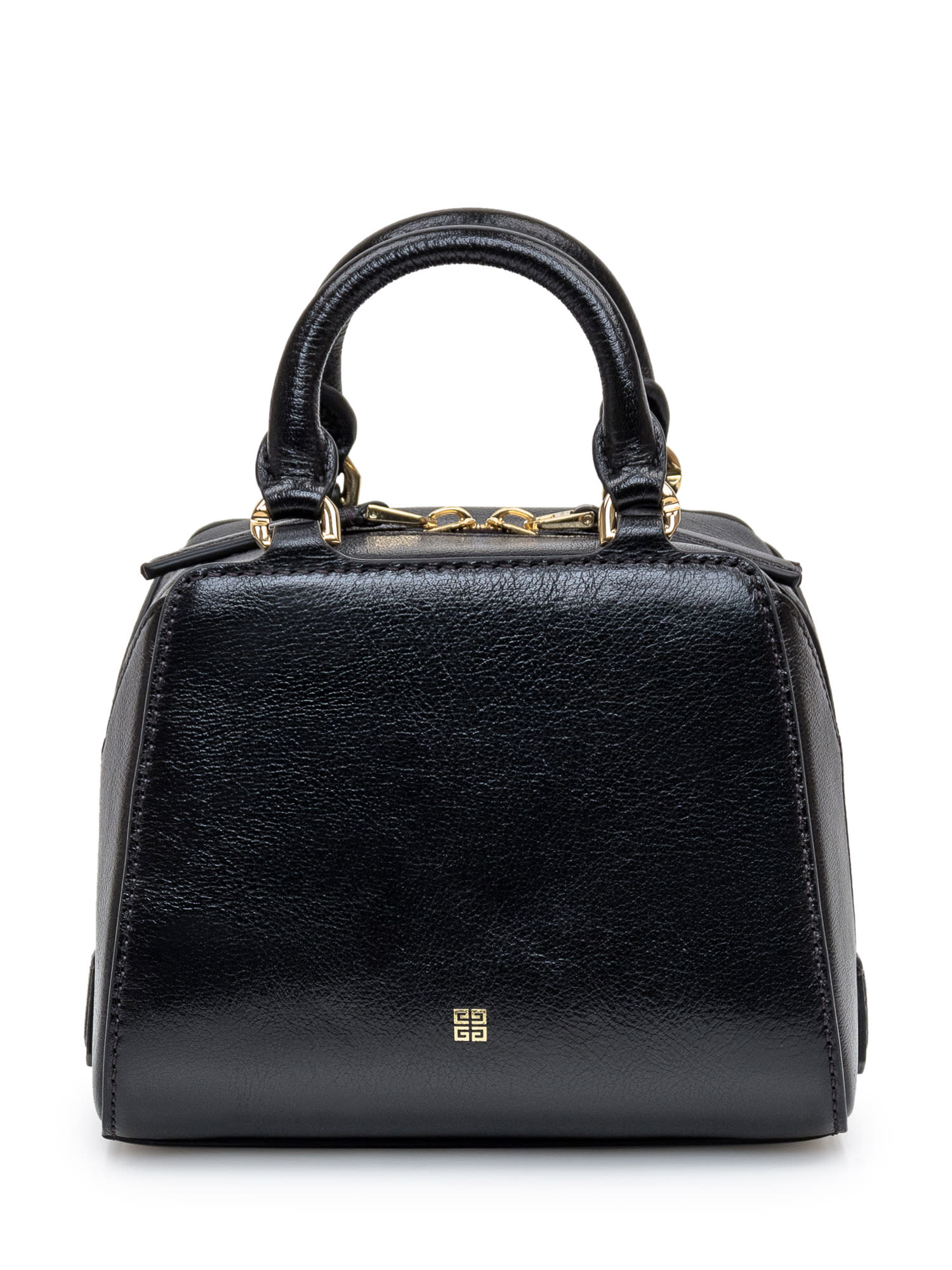 Shop Givenchy Antigona Cube Nano Bag In Black