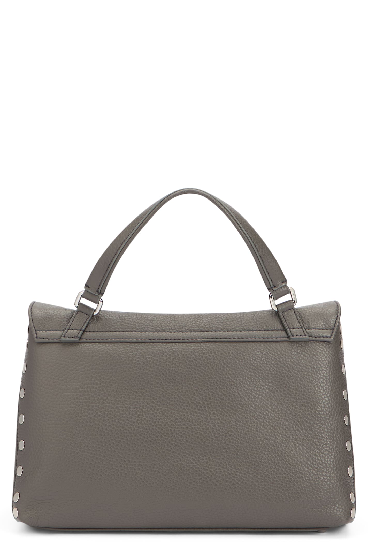 Zanellato Postina S Leather Handbag In Gray