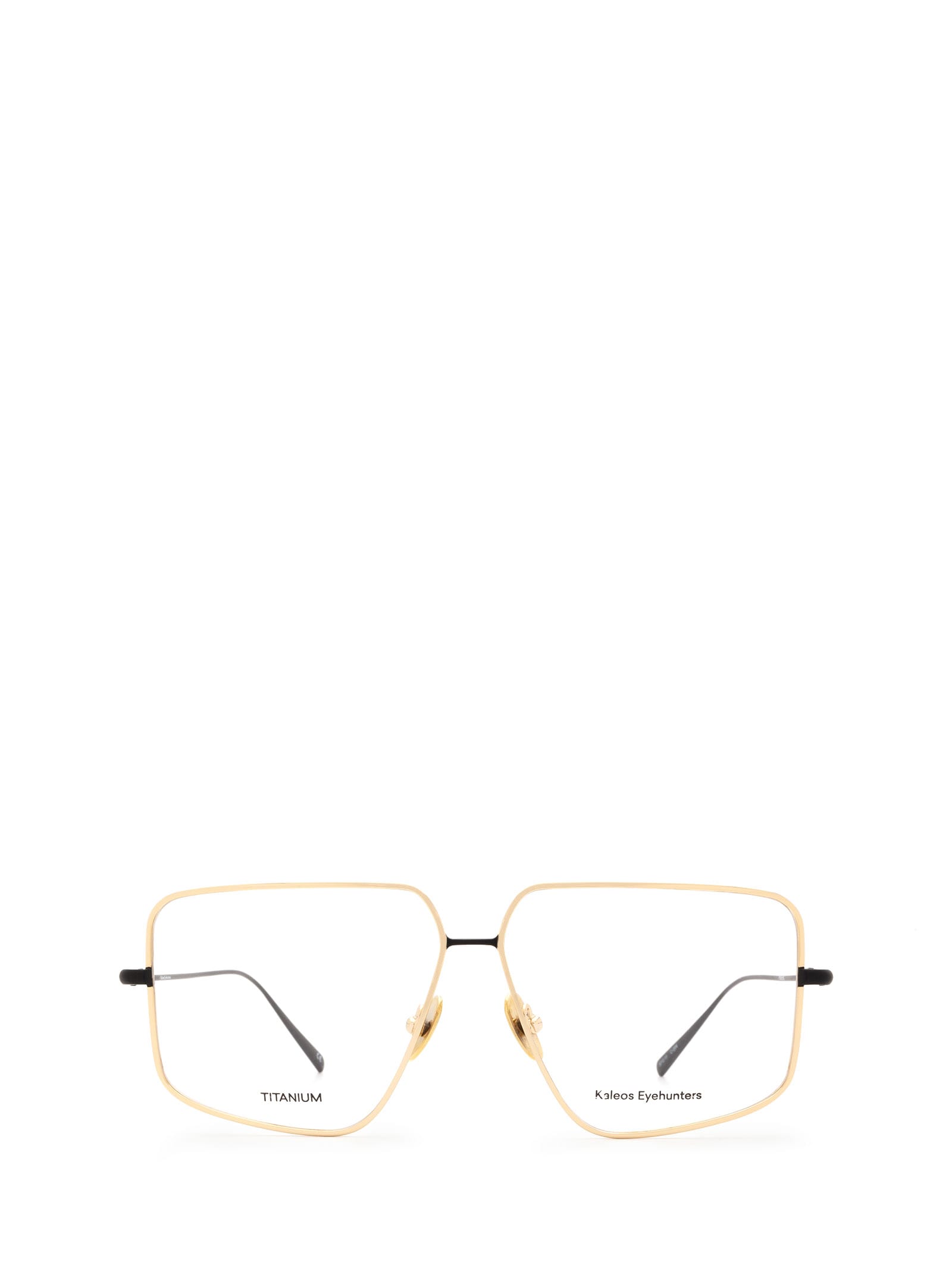 Kaleos Trask Matte Black & Gold Glasses