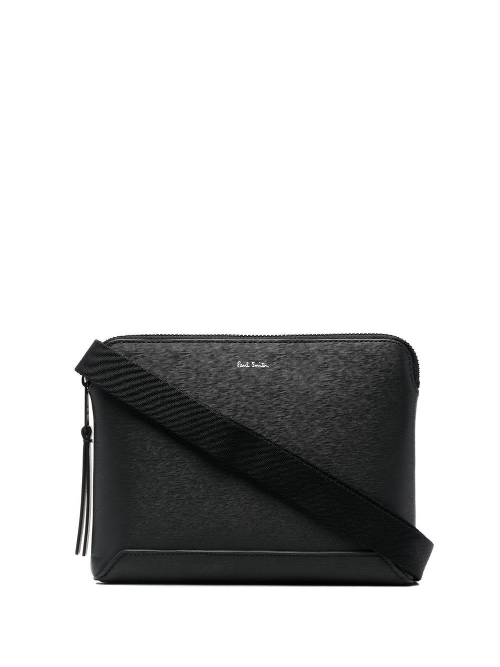 Shop Paul Smith Men Bag Musette Embroidered In Black