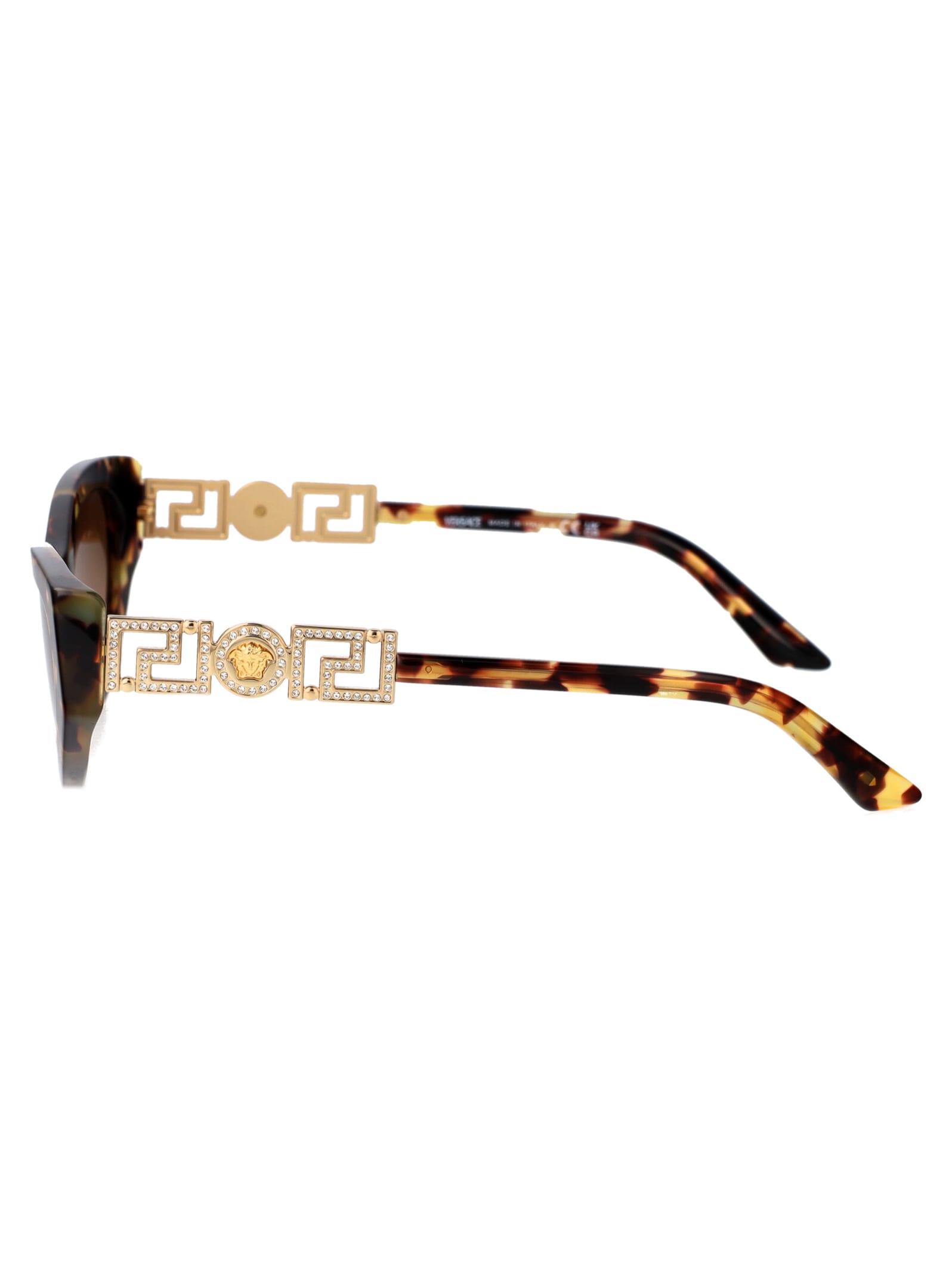 Shop Versace 0ve4470b Sunglasses In 547013 Havana