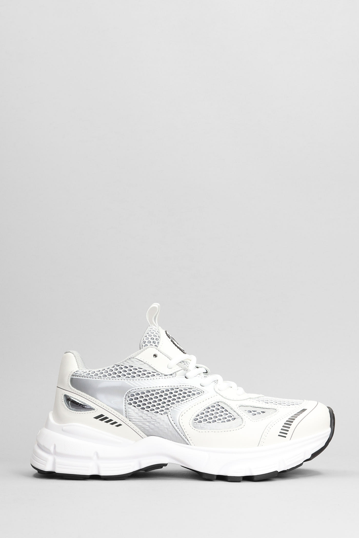 AXEL ARIGATO MARATHON SNEAKERS IN WHITE LEATHER AND FABRIC
